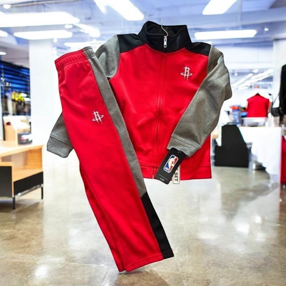 NBA Houston Rockets Boys‎ Two Piece Set Sz Medium 5/6